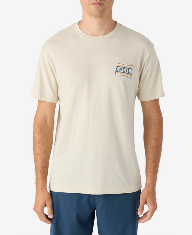 O’Neill Men Working Stiff Graphic TShirt  Light Khaki XXL