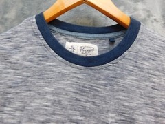 Penguin Shirt Men’s M Micro Stripe Navy Soft Cotton Pocket Casual Tee