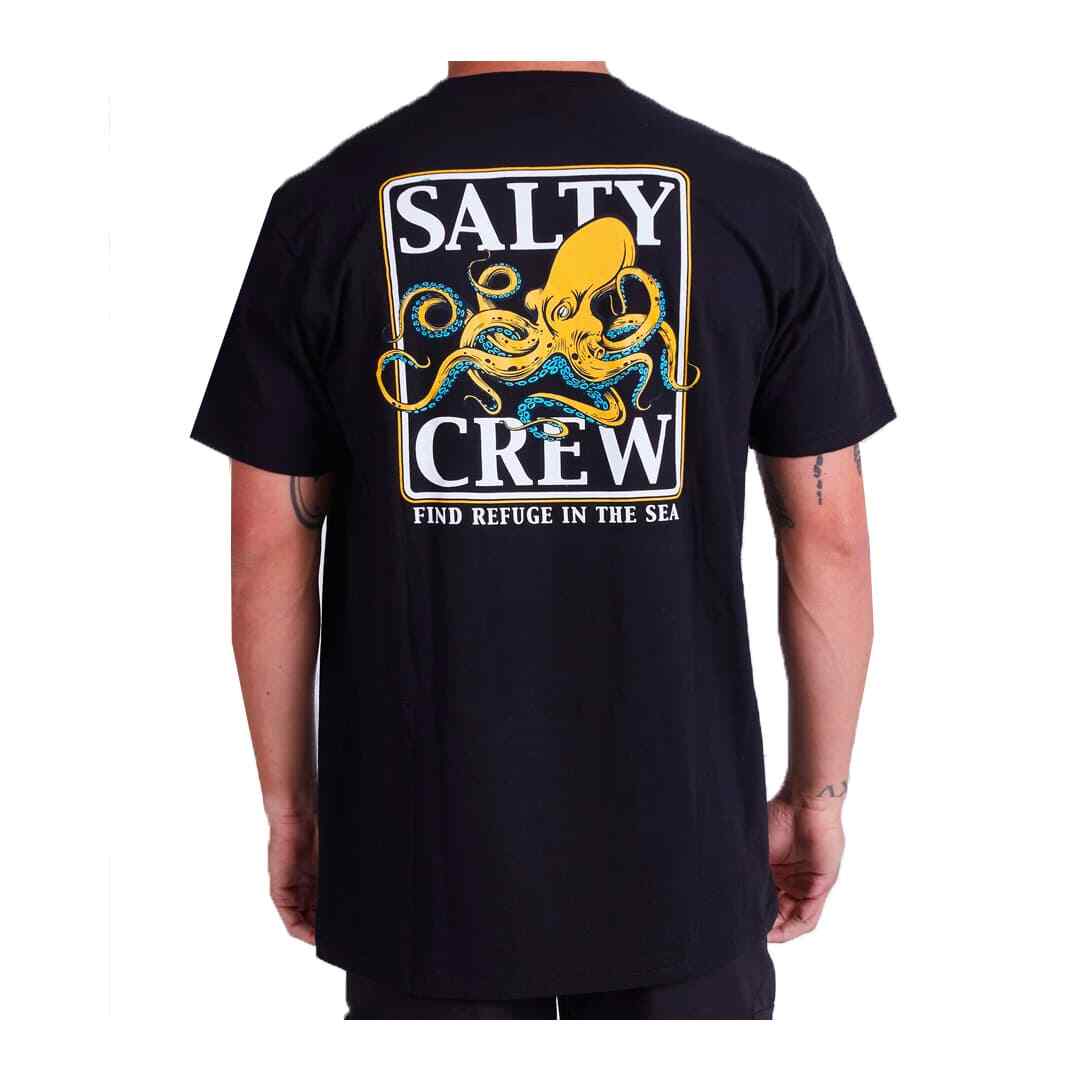 Salty Crew "Ink Slinger" Short Sleeve Tee (Black) T-Shirt gallery