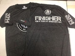 5 Medium- NWOT Reebok Spartan 2014 Finisher 60% Cotton 40% Poly T- Shirt