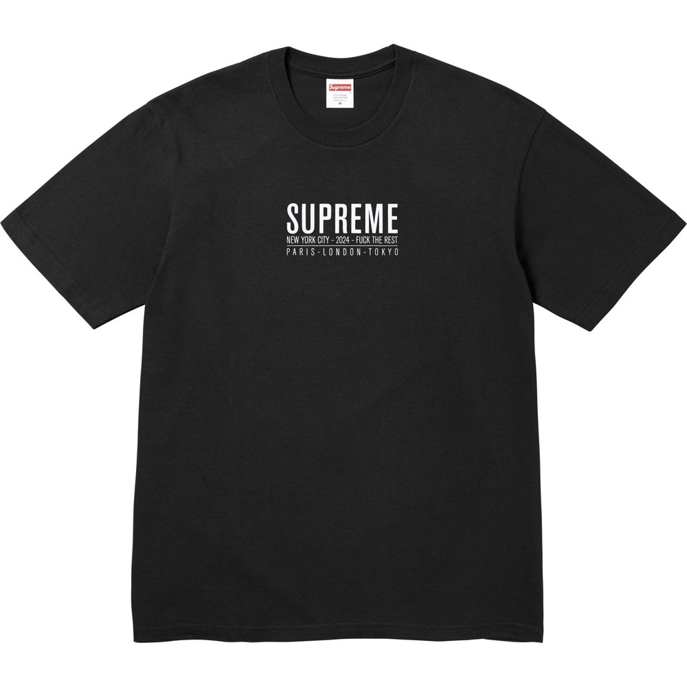 Supreme | Paris Tee 🇫🇷 | SS24 | Black | Size Medium | BRAND NEW IN BAG! 🔥✨️