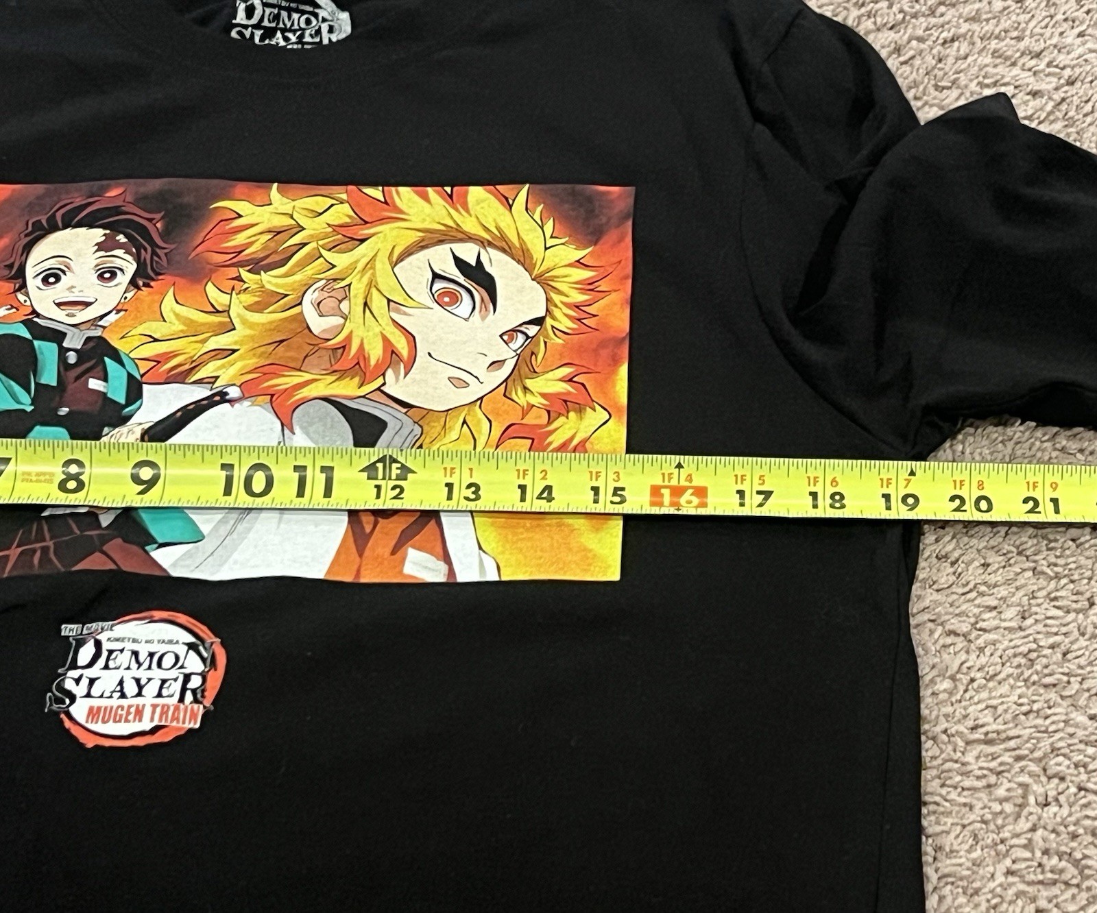 Demon Slayer Adult T-Shirt - The Movie Mugen Train Box Image Long Sleeve Med gallery