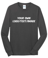Ink Stitch Design Your Own Custom Cotton Long Sleeve Shirt