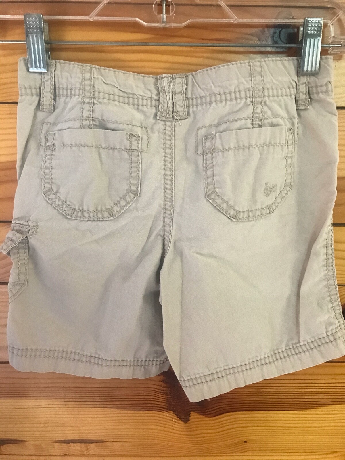 Justice Khaki Check Shorts Girls Size 7R 7 R
