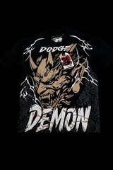 Dodge x Reason Men’s Limited Edition Black Graphic Logo Crew Neck Tee Size S