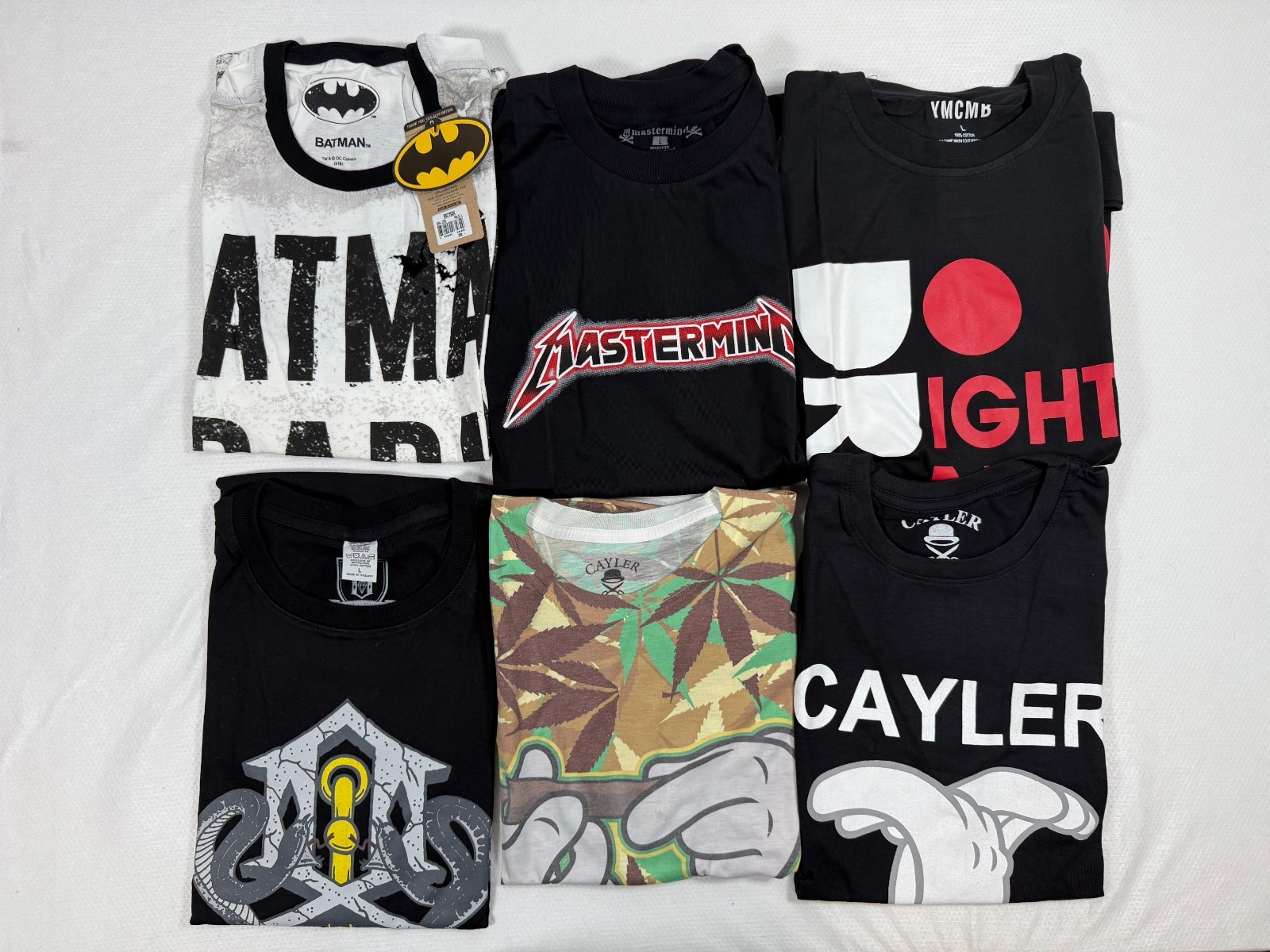 6 Graphic Print T-Shirts Men’s Size L gallery