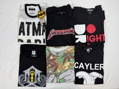 6 Graphic Print T-Shirts Men’s Size L