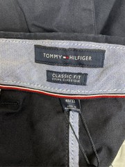 Tommy Hilfiger Men’s Big & Tall TH Flex Stretch Custom-Fit Chino Pants – Blue –