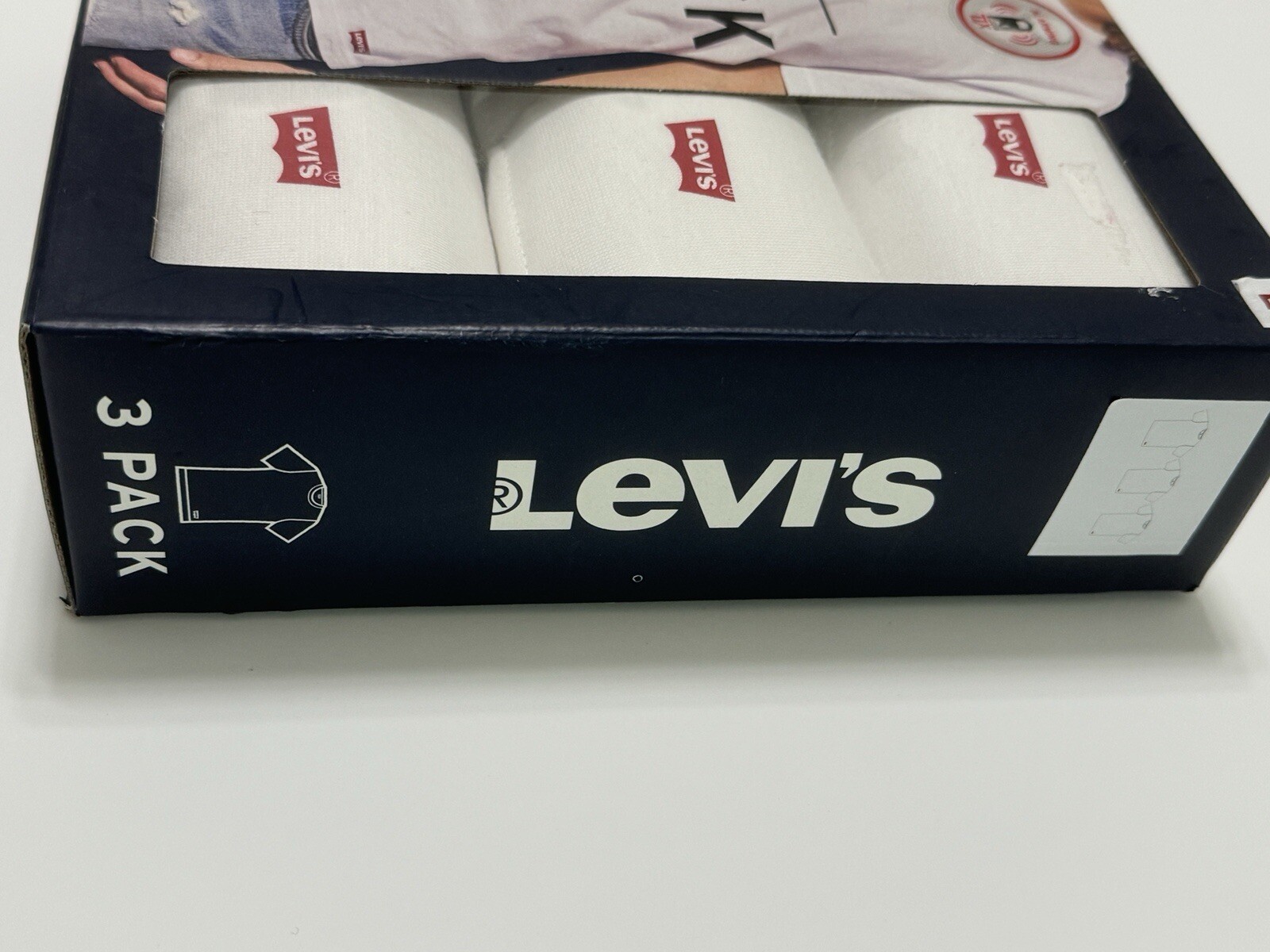 Levis T Shirt Crew Neck 3 Pack Mens L Tag-Free Premium Soft Cotton (MiscB1) gallery