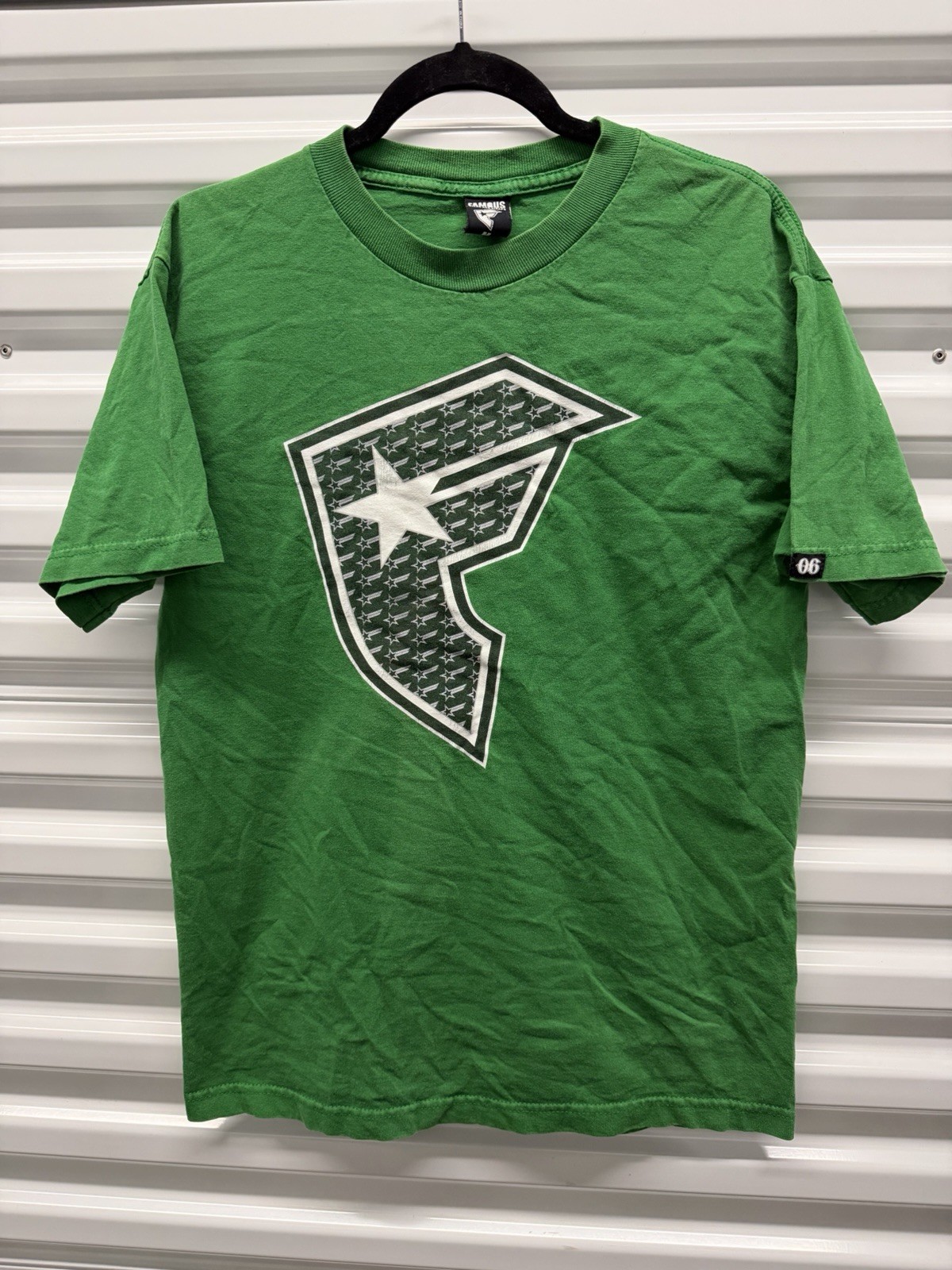 Vintage Y2K Famous Stars & Straps Shirt Men’s M Green Graphic Tee Travis Barker gallery