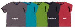 Hering Men’s Crewneck Contrast Trim Jersey 100% Cotton T-Shirt 02C5
