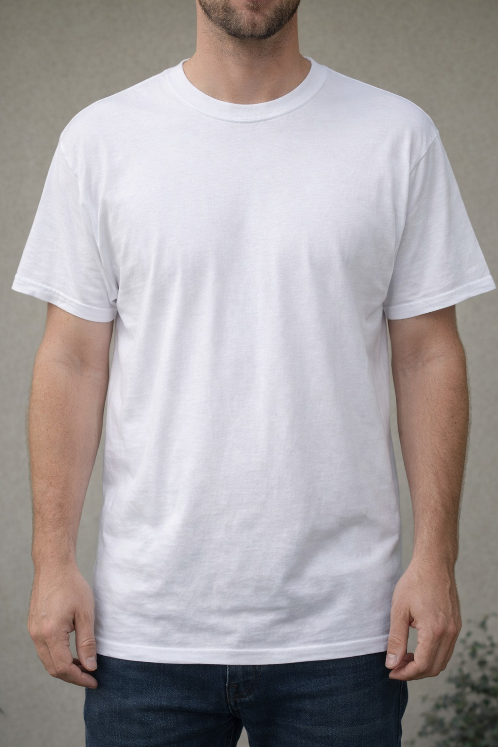 Gildan Heavy Cotton Crew Neck T-Shirt Blank Tee Short Sleeve White Size XL gallery