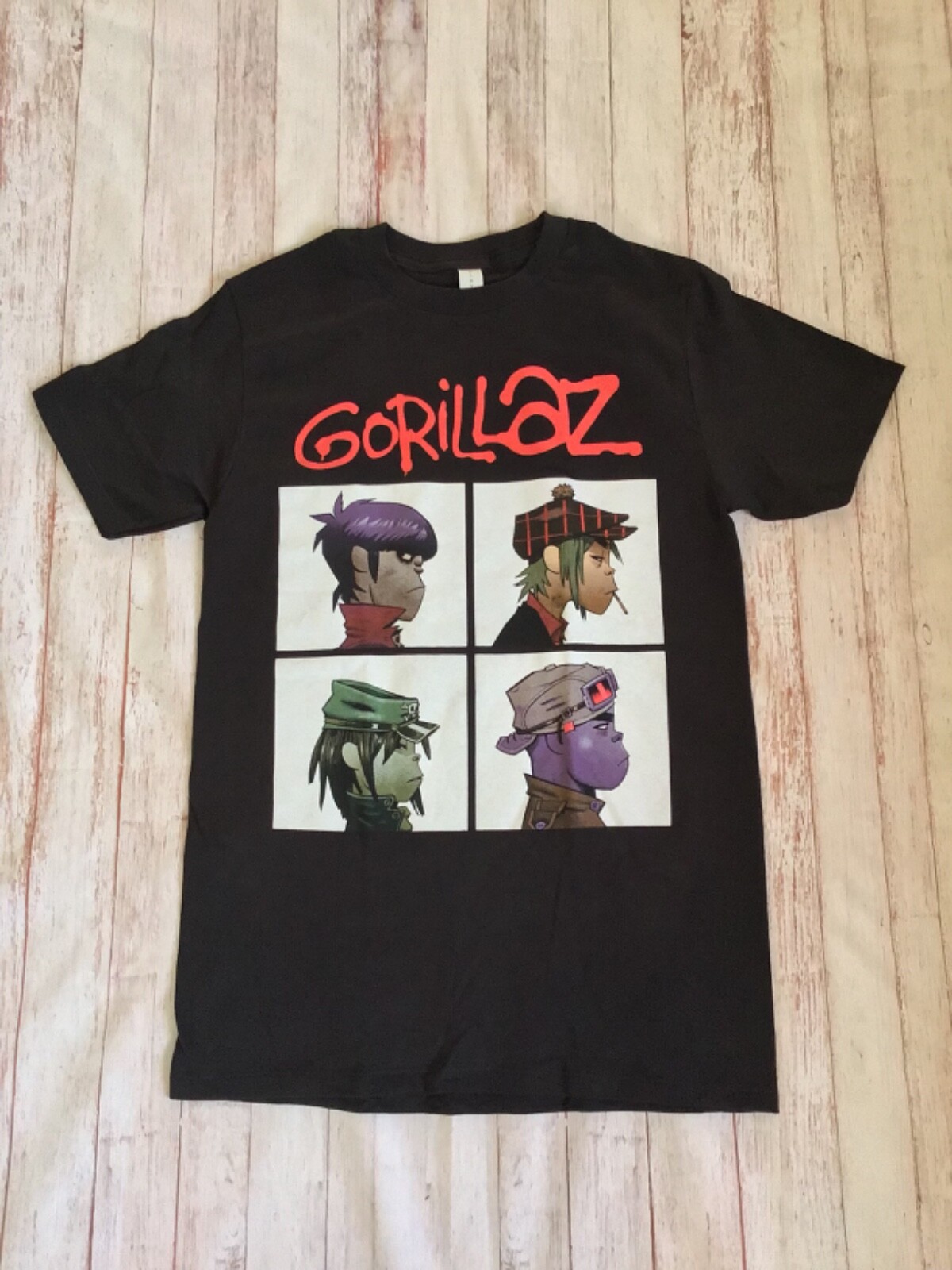NEW- GORILLAZ - COLLAGE LOGO -T-SHIRT gallery