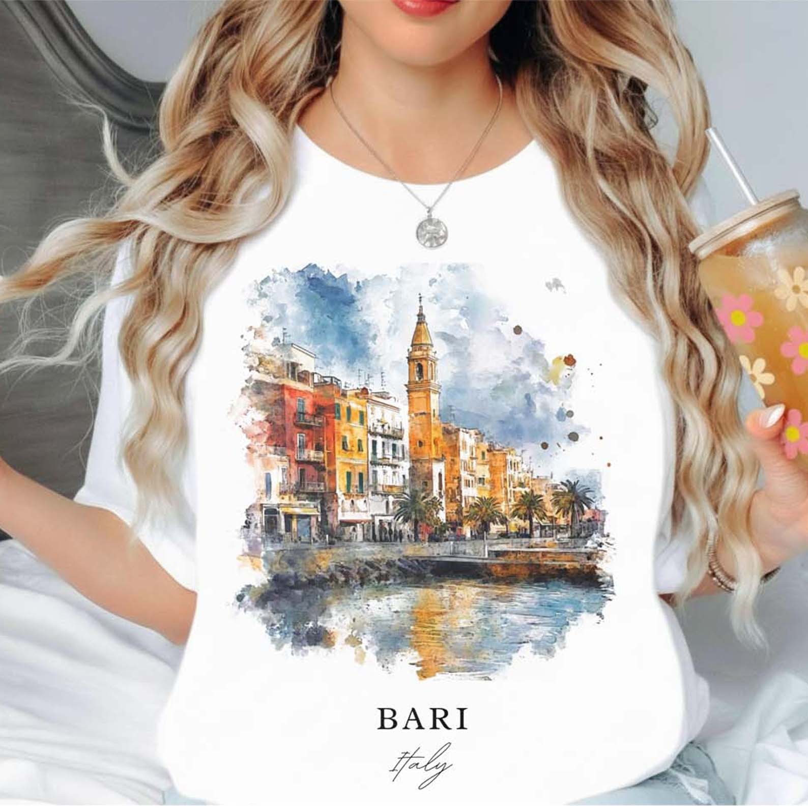 Bari Italy Unisex Shirt Travel Gift Italy Trip Lover Souvenir Tee gallery