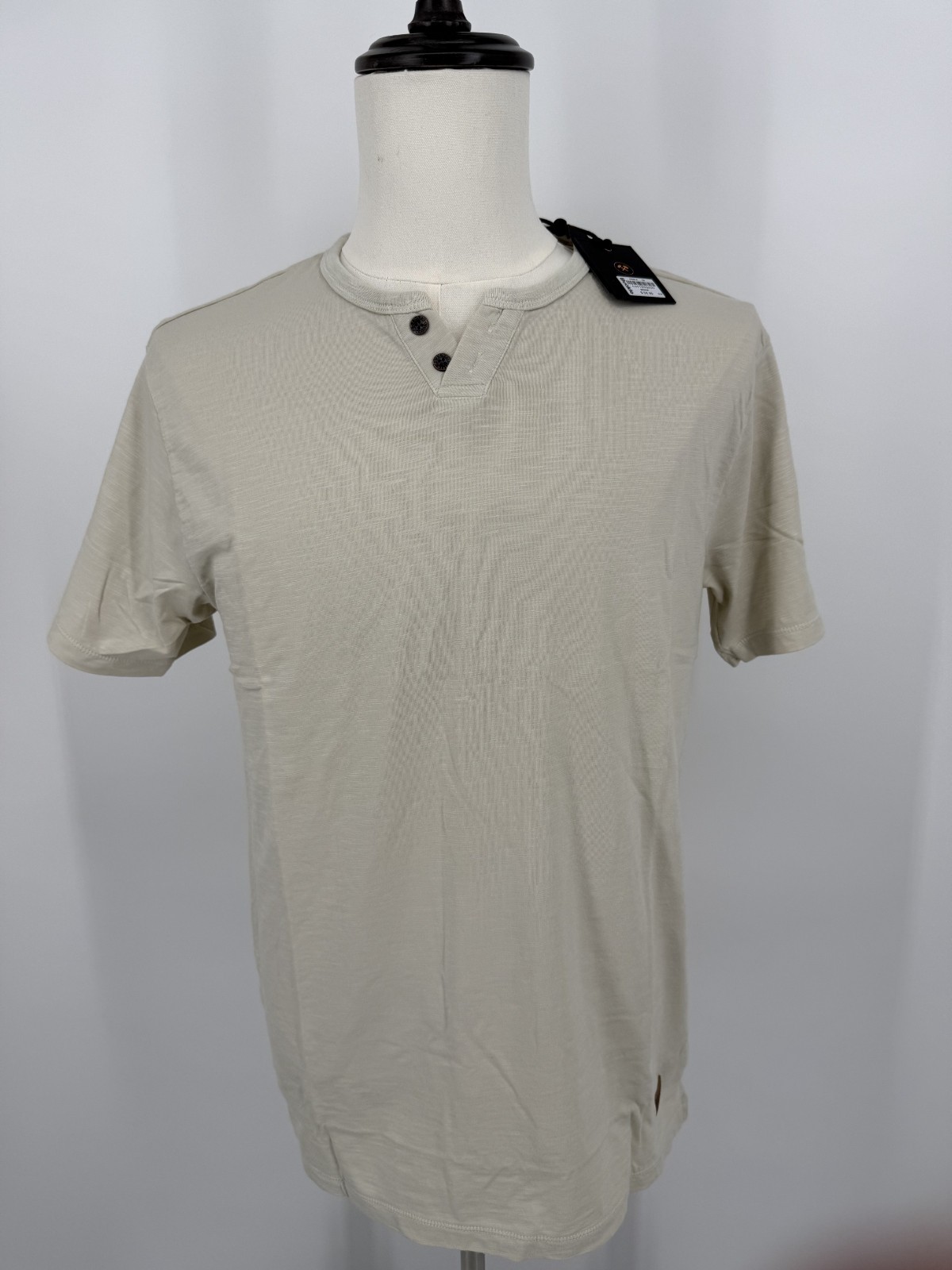 Outpost Makers Textured Fabric Washed Henley Medium Size Cartouche PK3314 gallery