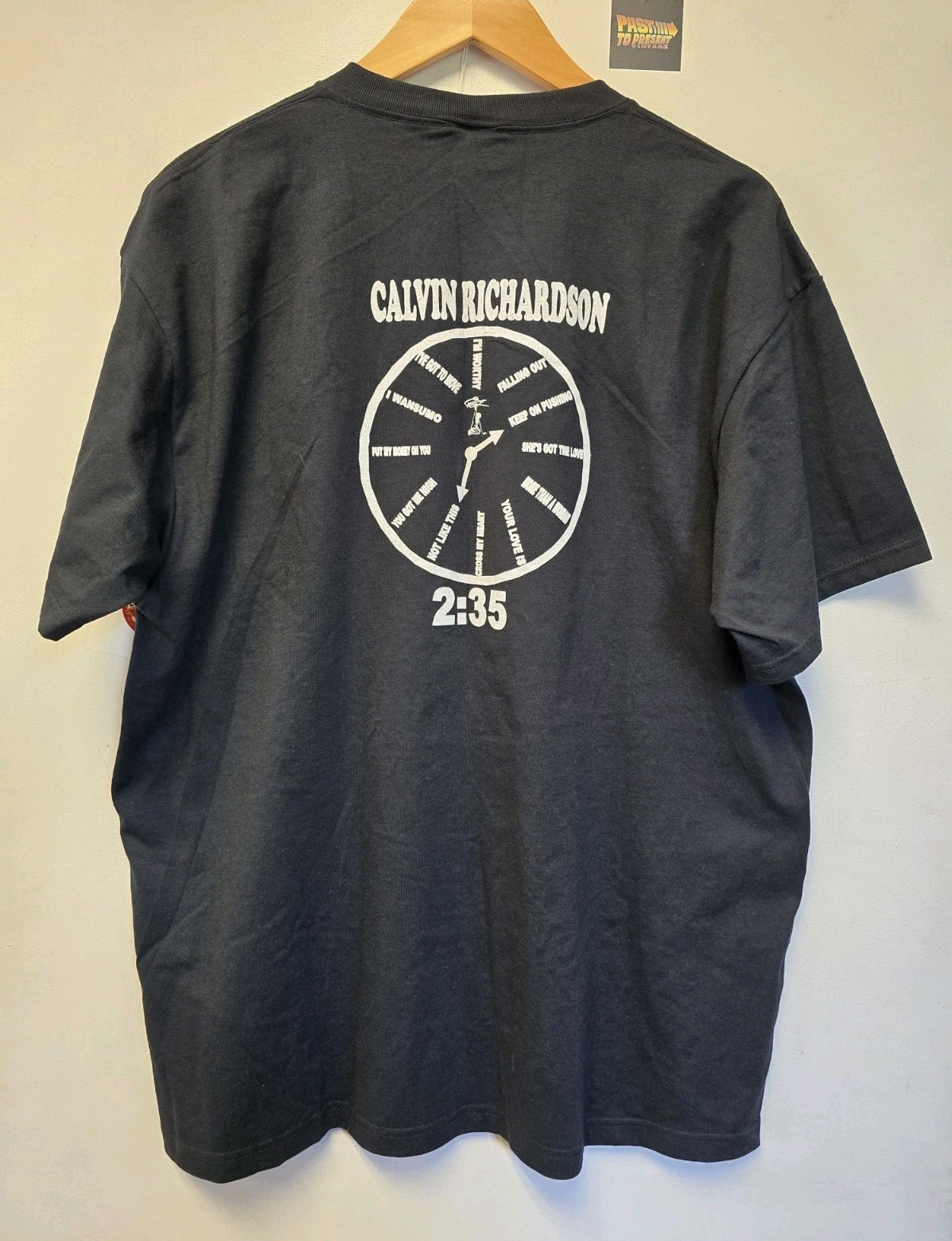 Vtg Calvin Richardson T Shirt XL 2:35 PM R&B Music gallery