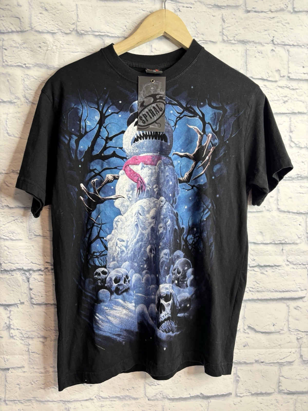 Spiral Direct Dead Cold Evil Snowman Gothic Fantasy Graphic T Shirt Sz Med New