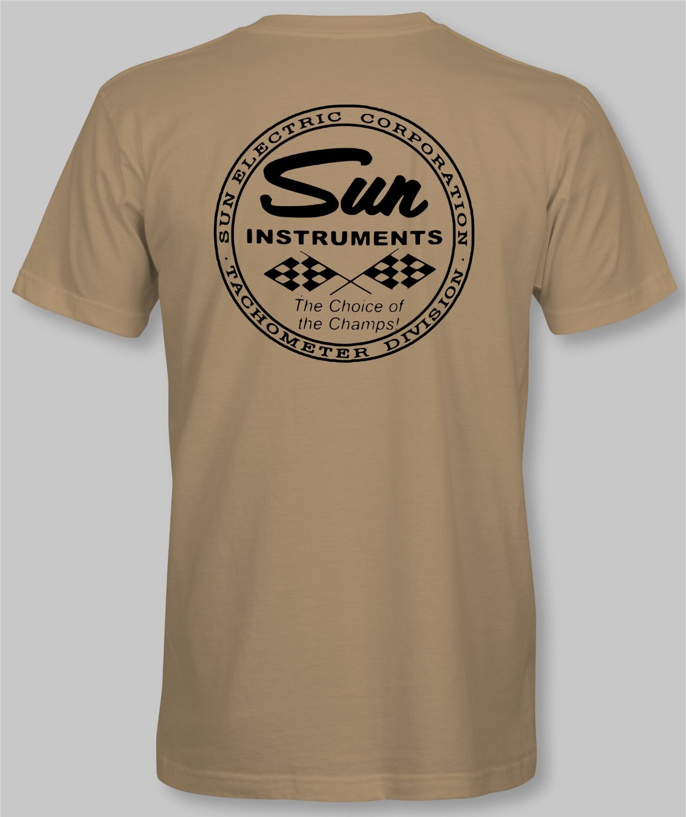 SUN INSTRUMENTS Retro T-Shirt tachometer tach speed shop hot rod electric corp gallery