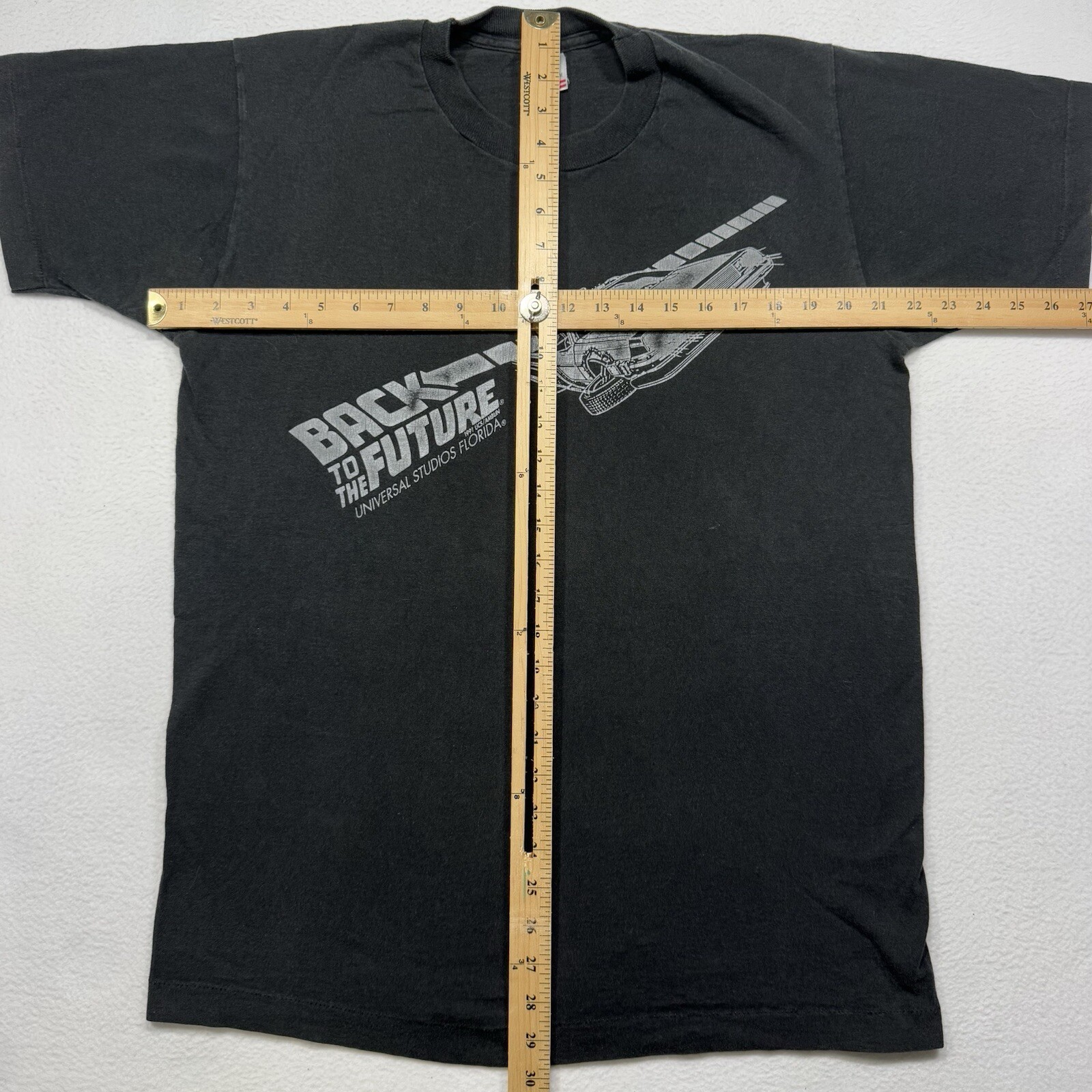 Vintage Back To The Future Shirt Mens 90s Single Stitch Universal Studios Sz L gallery