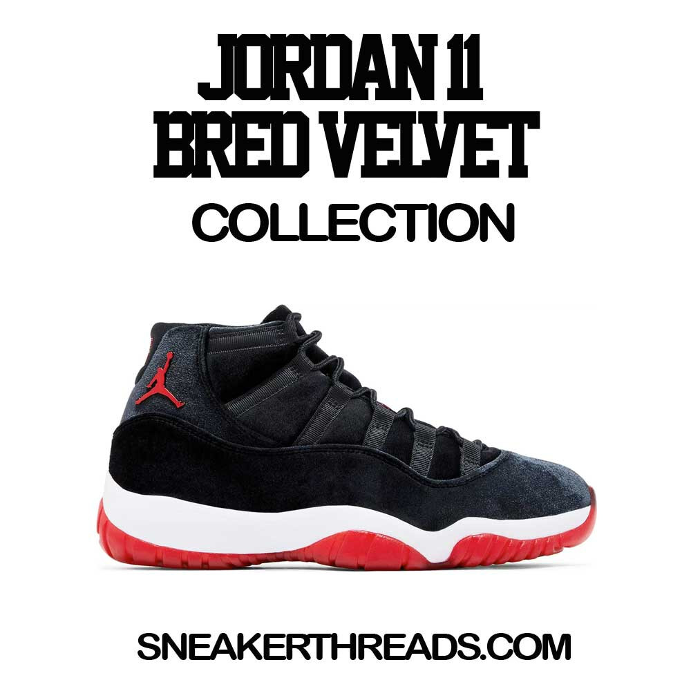 Shirt To Match Jordan 11 Bred Velvet AJ11 - Bred Winner Sneaker Tees gallery