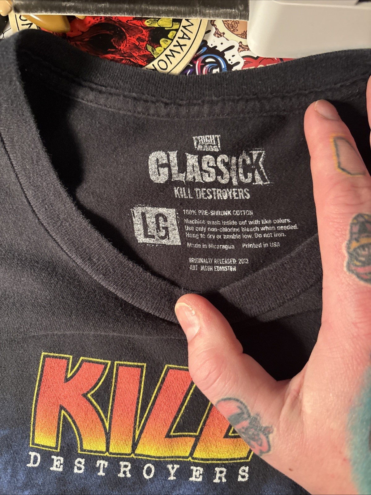 Fright Rags Kill Destroyers Horror KISS FREDDY JASON CHUCKY LEATHERFACE T Shirt gallery
