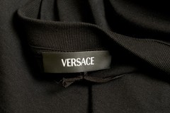 Versace Men’s Black Greeca Print Crewneck Short Sleeve T-Shirt US 3XL IT 58