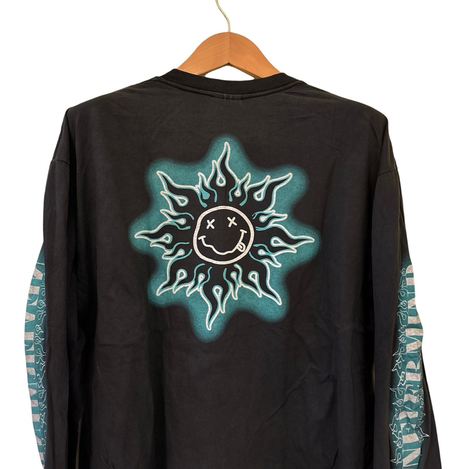 Kurt Cobain Band Portrait Vintage Nirvana Sz XL Single Stitch Shirt REPRINT gallery