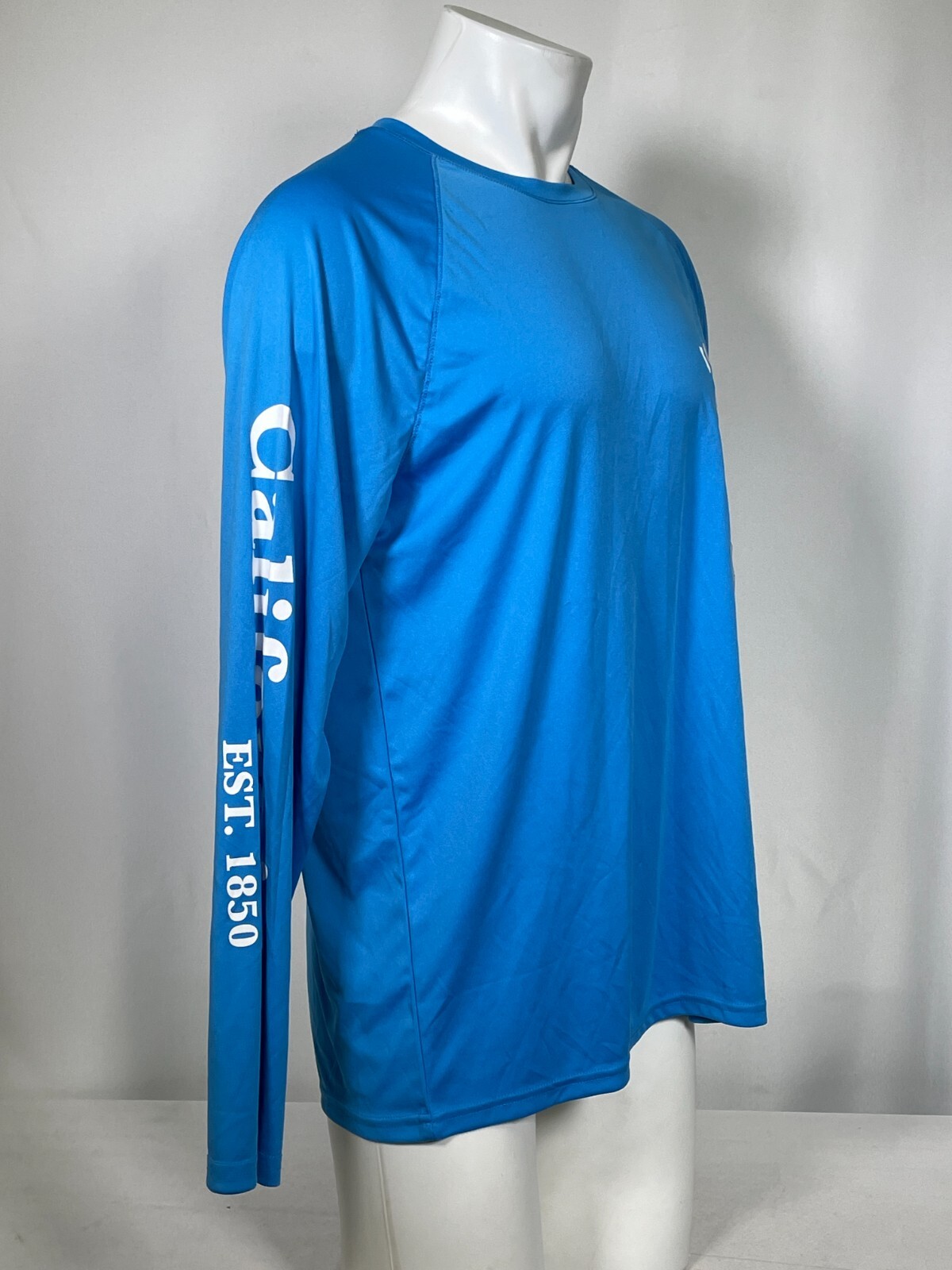 California State Of Mine Long Sleeve Blue Active UV Shirt Men's LARGE NWT gallery
