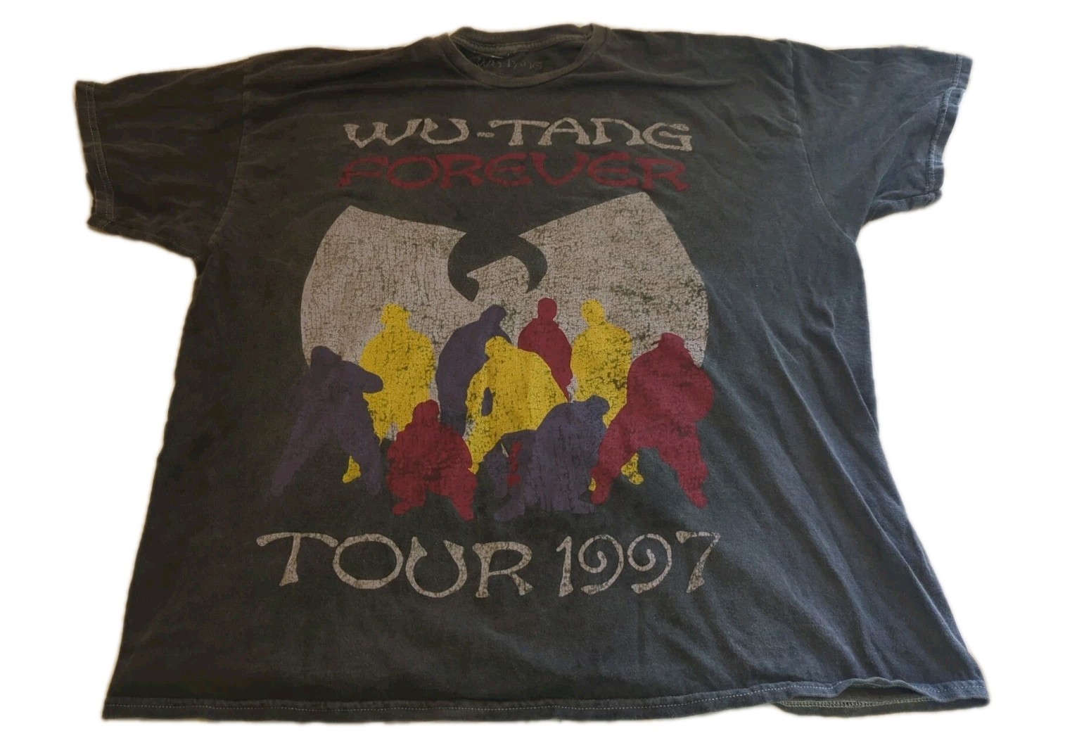 Wu-Tang FOREVER TOUR 1997 GRAY ADULT SZ XL Tee
