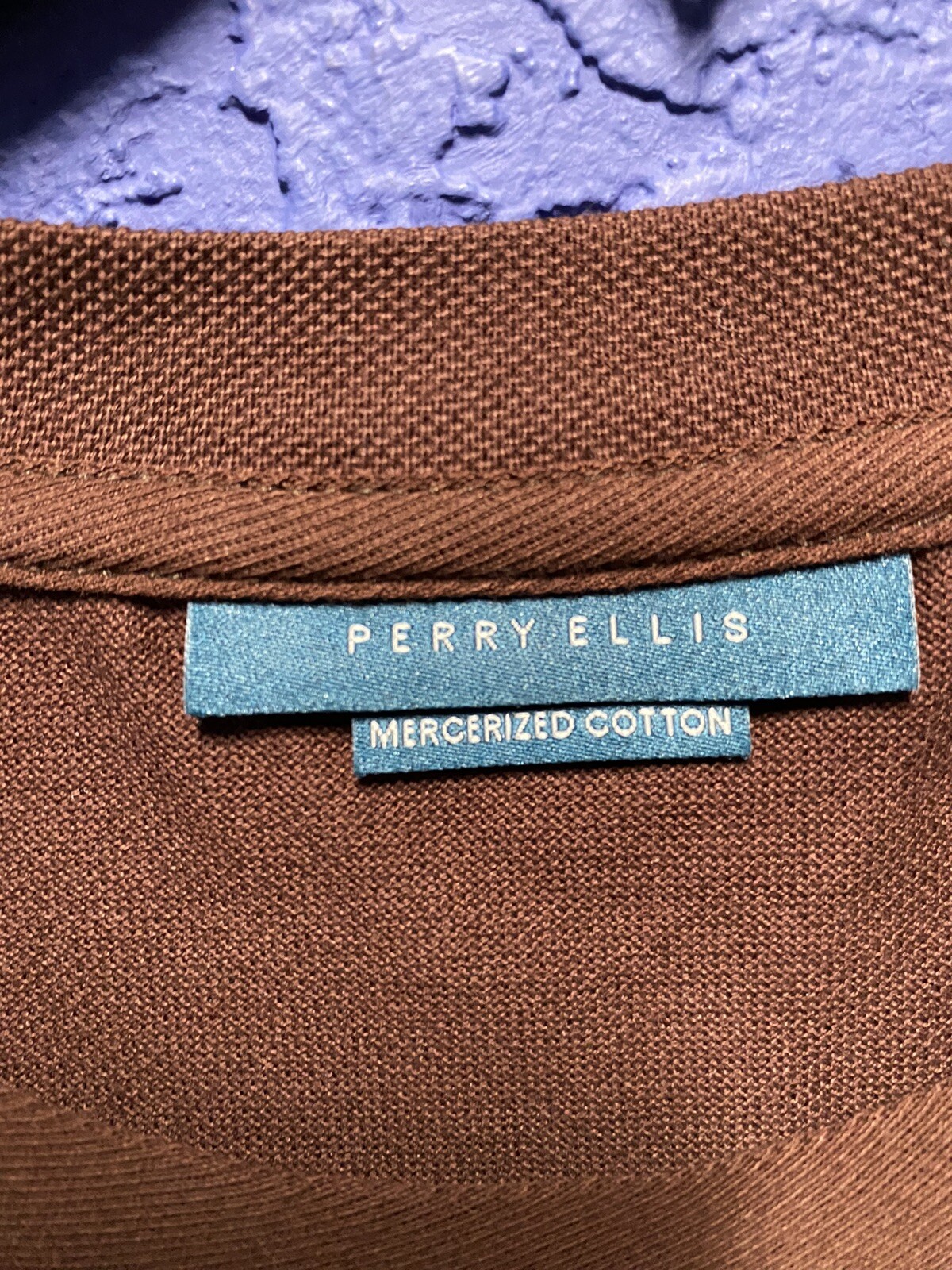 Size Large-Tall Perry Ellis Mens Tee Shirt Big and Tall Texture Block 4HSK7652RT gallery