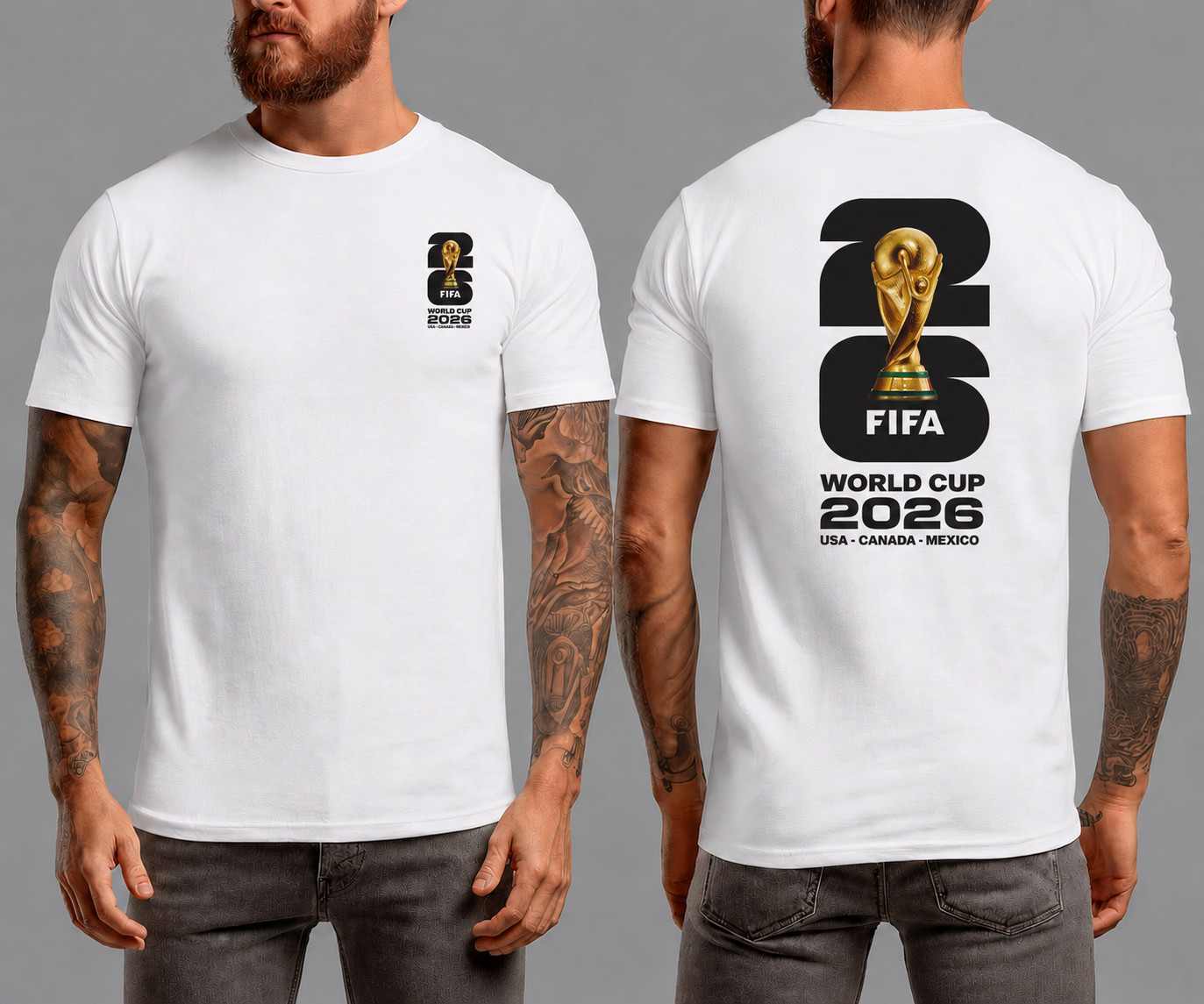 World Cup 2026 T-Shirt Football Soccer USA Worldcup Logo Tee Gildan Softstyle gallery