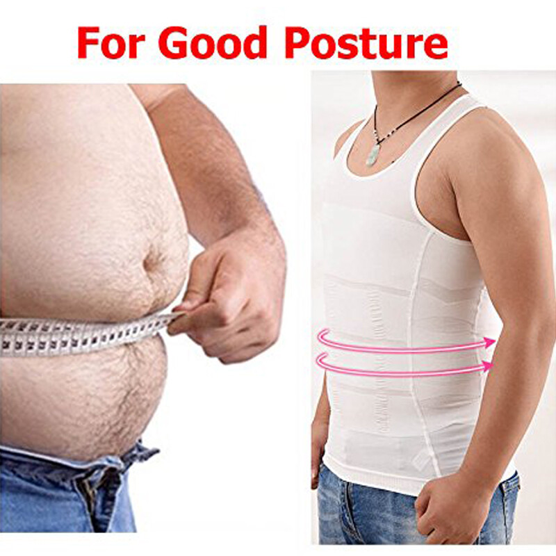 Fajas Para Hombres Faja Reductora De Hombre Men Body Shapers Abdomen Control Tee gallery