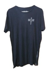 Men’s Black Medium United Graphic Print Pullover T-Shirt With Side Zippers