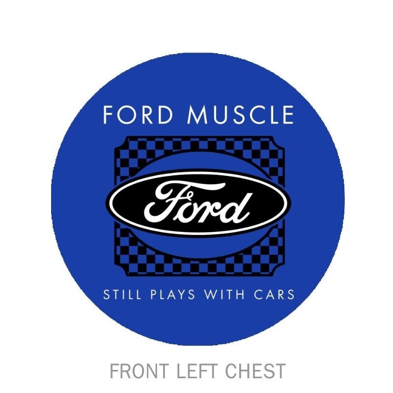 Joe Blow T's Ford Muscle Still Plays With Cars Men's Blue T-Shirt Mustang Falcon gallery