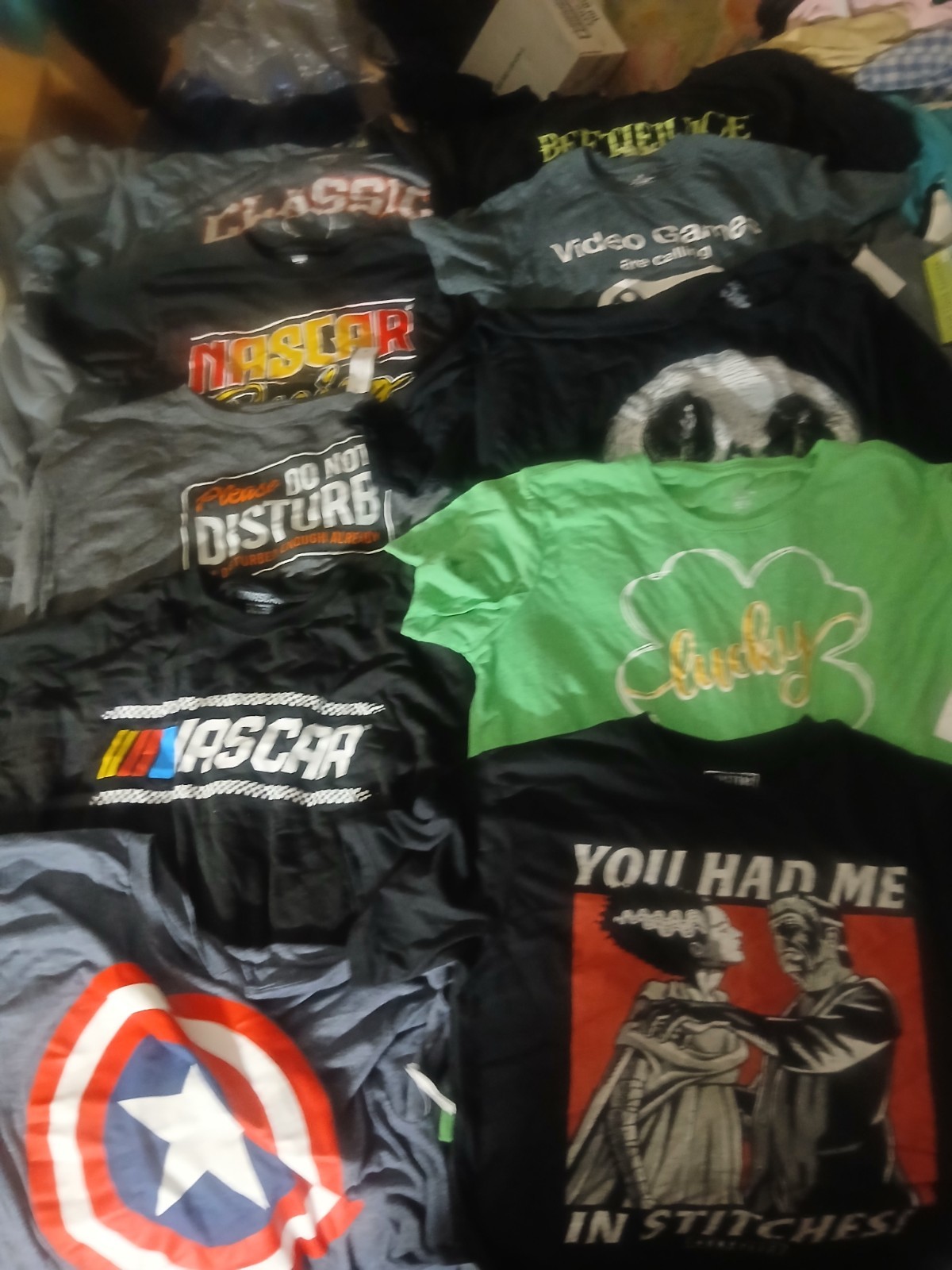 Lot Of 10 Men's Graphic Tee Tshirts All New With Tags Details In Description gallery
