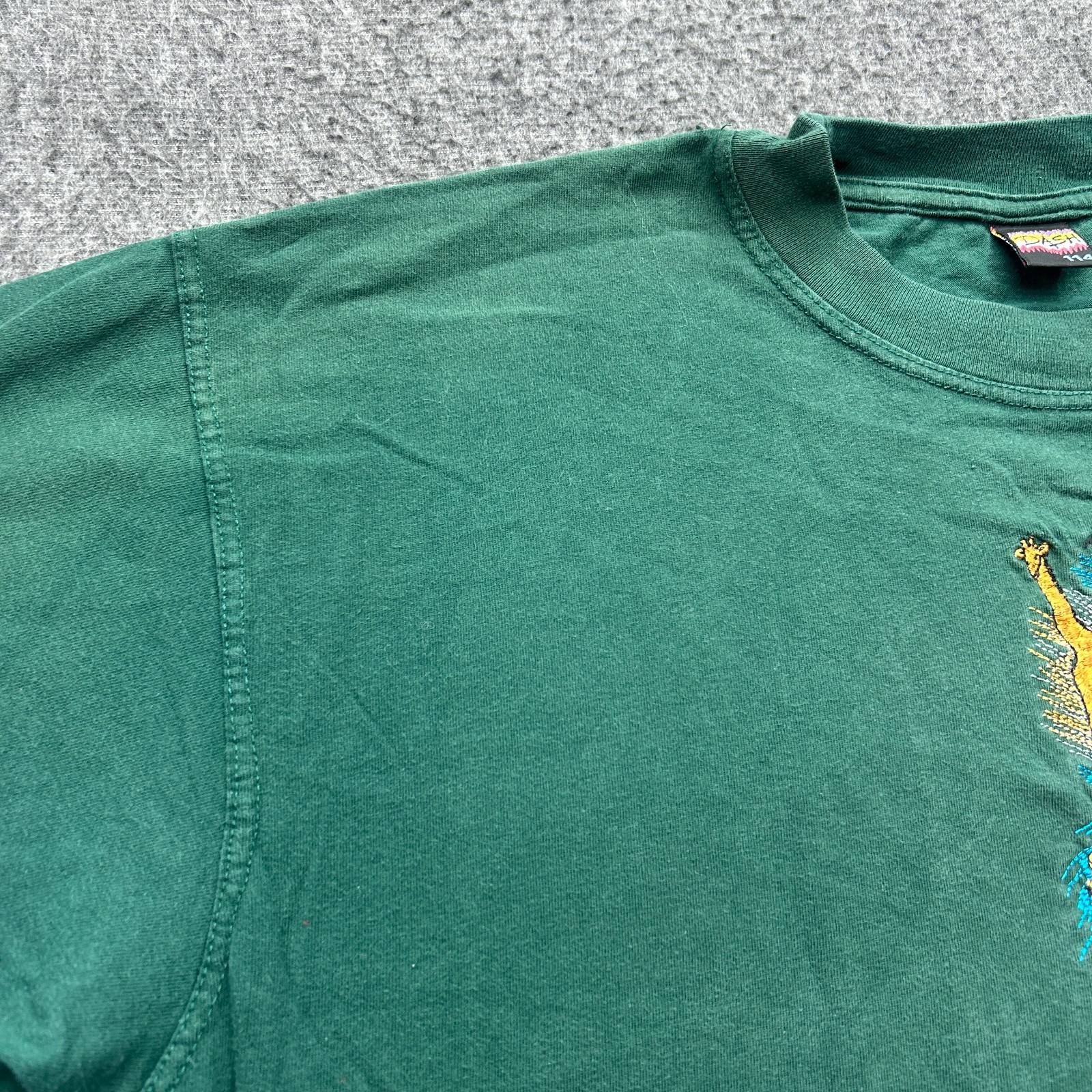 Dash Clothing Shirt Mens XL Embroidered Graphic Tee Africa Travel Animal Lion gallery