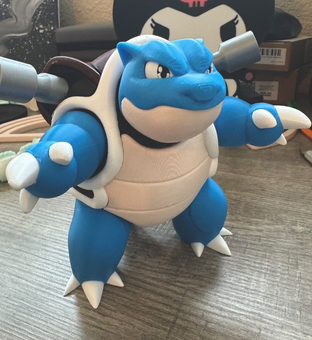 Blastoise Action Figure – Perfect For Game Room Desktop, Display – Hype Monster