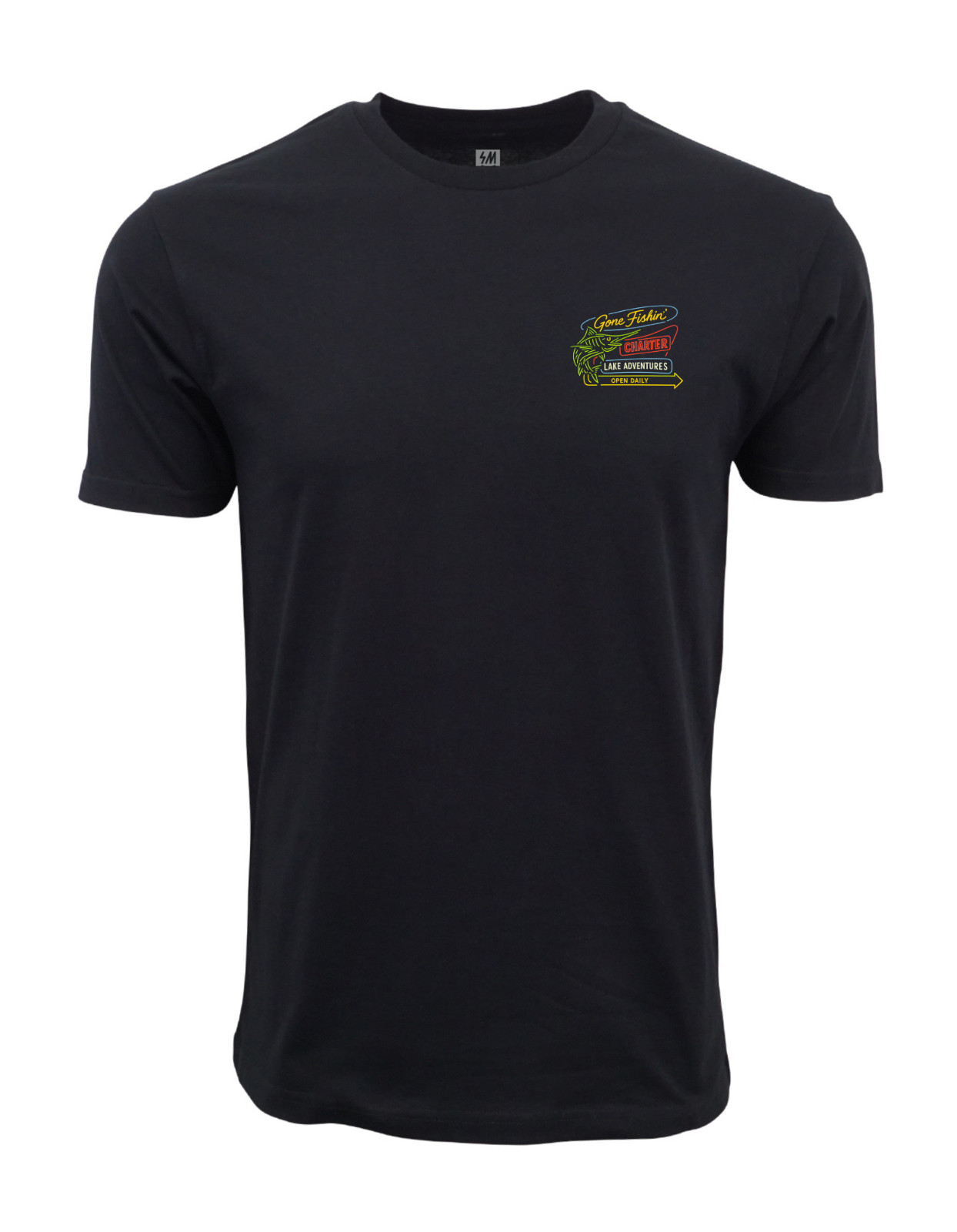 Gone Fishin Charters Mens Graphic T shirt gallery