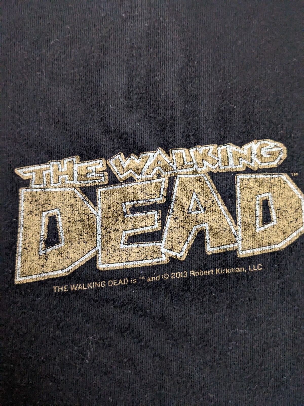 Walking Dead Hilltop Shirt Mens Medium Black Short Sleeve Graphic Tee 2013 gallery