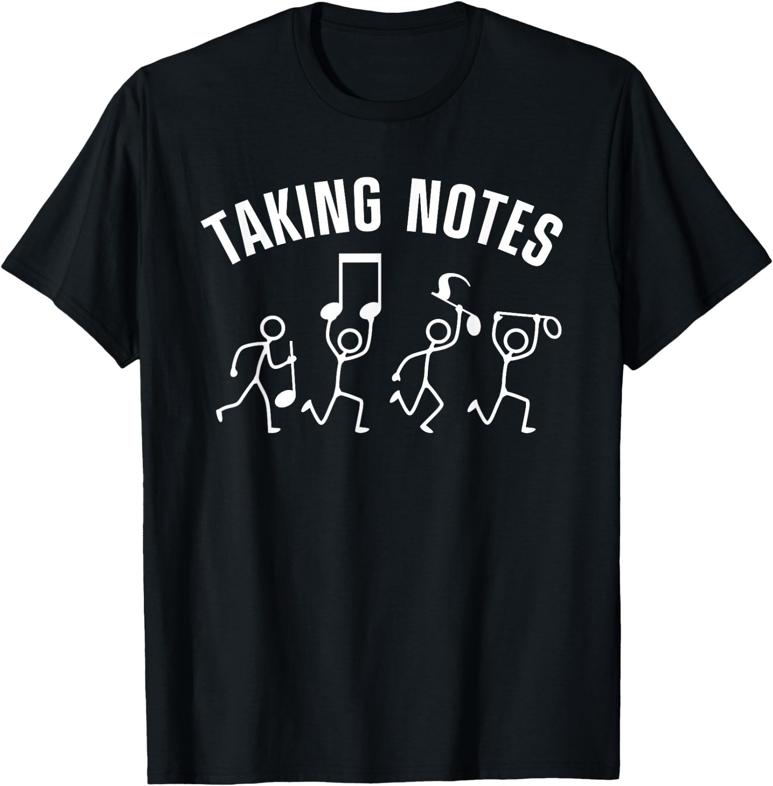 Funny Music Art for Men Musical Note Gag Music Lover T-Shirt gallery