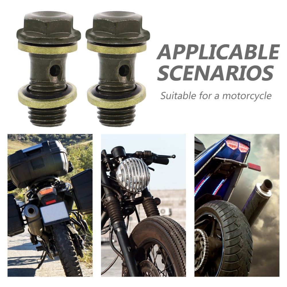 6 Pcs Motorcycle Pipeline Bolts for Brake Hydraulic Metal Washer Washers gallery
