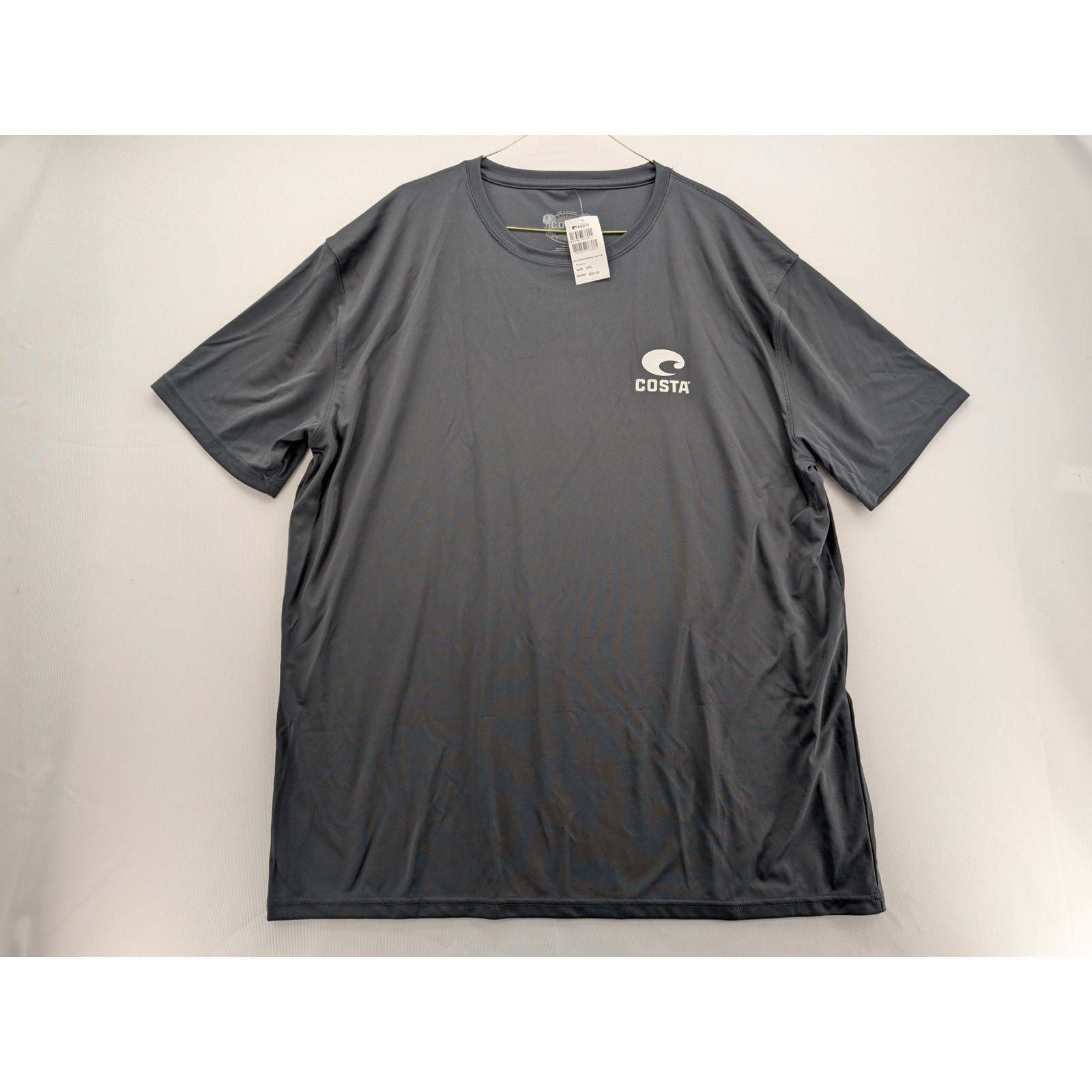 NWT Men's Costa Tech Spinners T-Shirt in Carbon Size XXL gallery