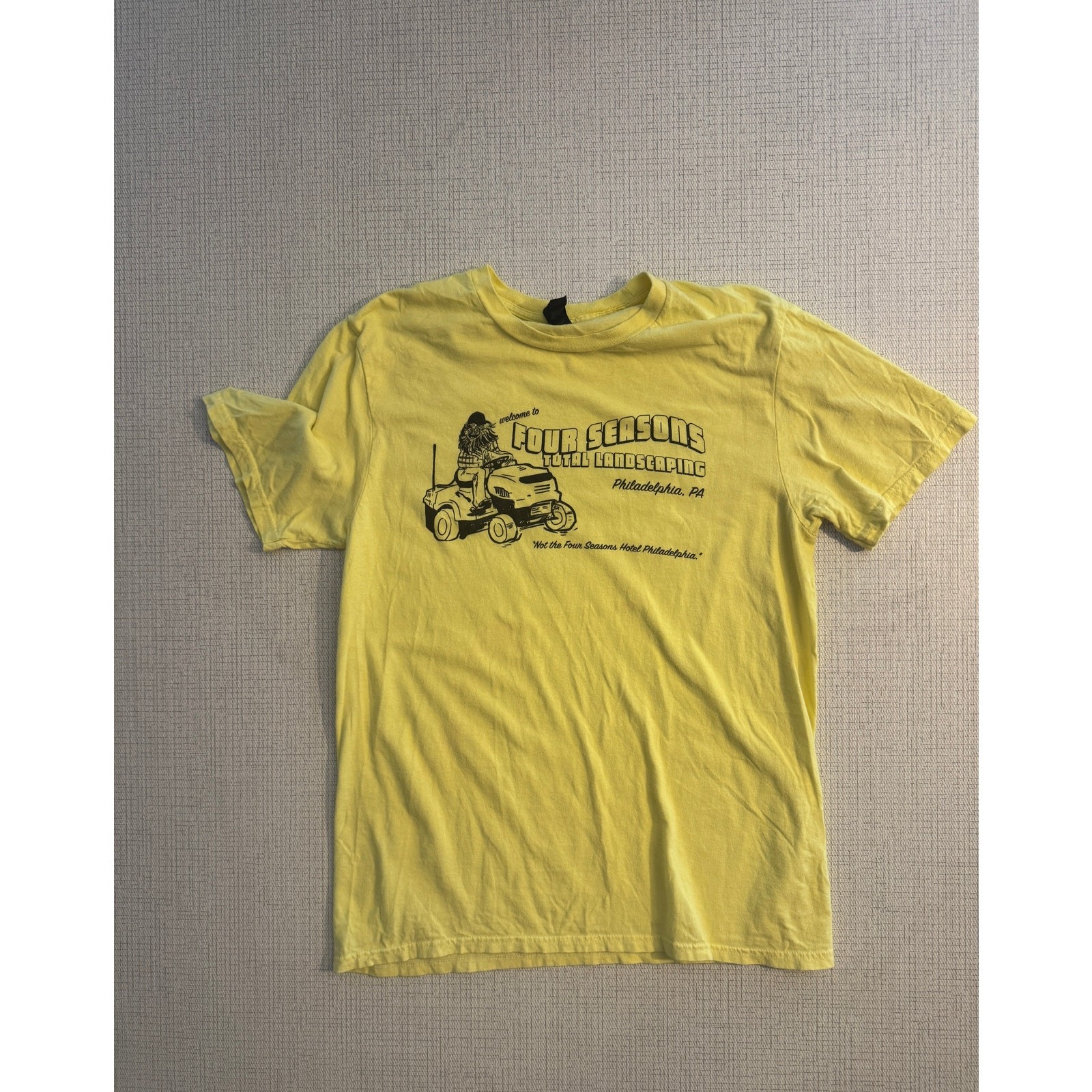 Four Seasons Total Landscaping Philadelphia Yellow Novelty T-Shirt, Medium gallery