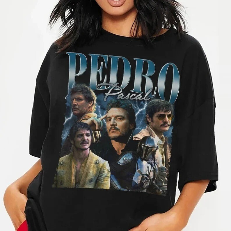 Pedro Pascal Shirts, Pedro Pascal 90s Vintage Shirt, Vintage Pedro Pascal Shirt