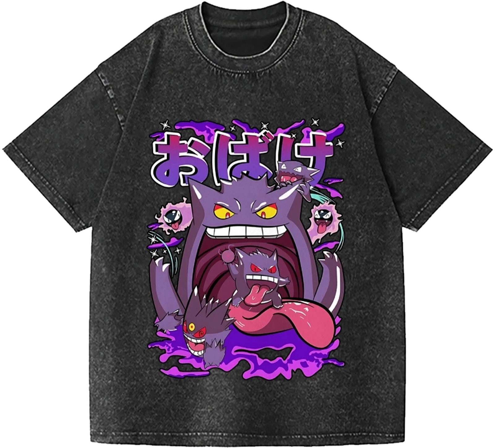 Gengar Ghost Anime T-Shirt Anime Streetwear Tee