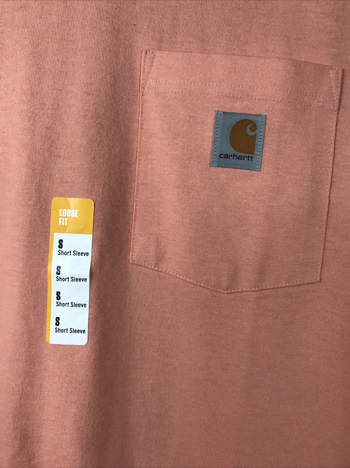 Carhartt LOOSE FIT Heavyweight Men’s Sz Small Peach Athletic Casual Lifestyle gallery