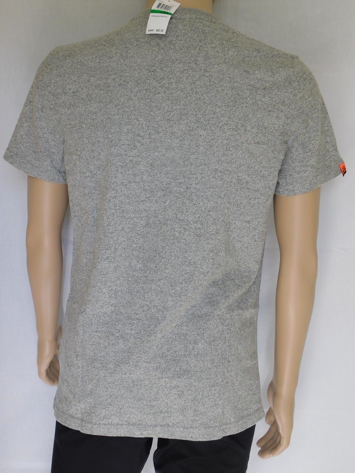 Superdry men's retro vintage grey t-shirt gallery