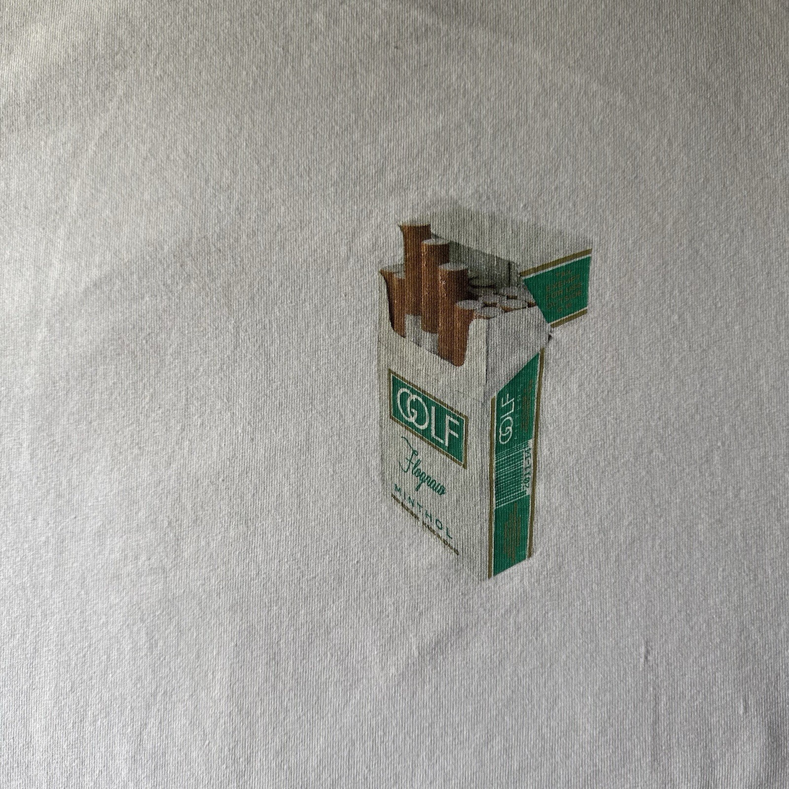 Golf Wang "Filters" Cigarette Pack T-Shirt - White - Size XL Men’s gallery