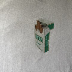 Golf Wang “Filters” Cigarette Pack T-Shirt – White – Size XL Men’s