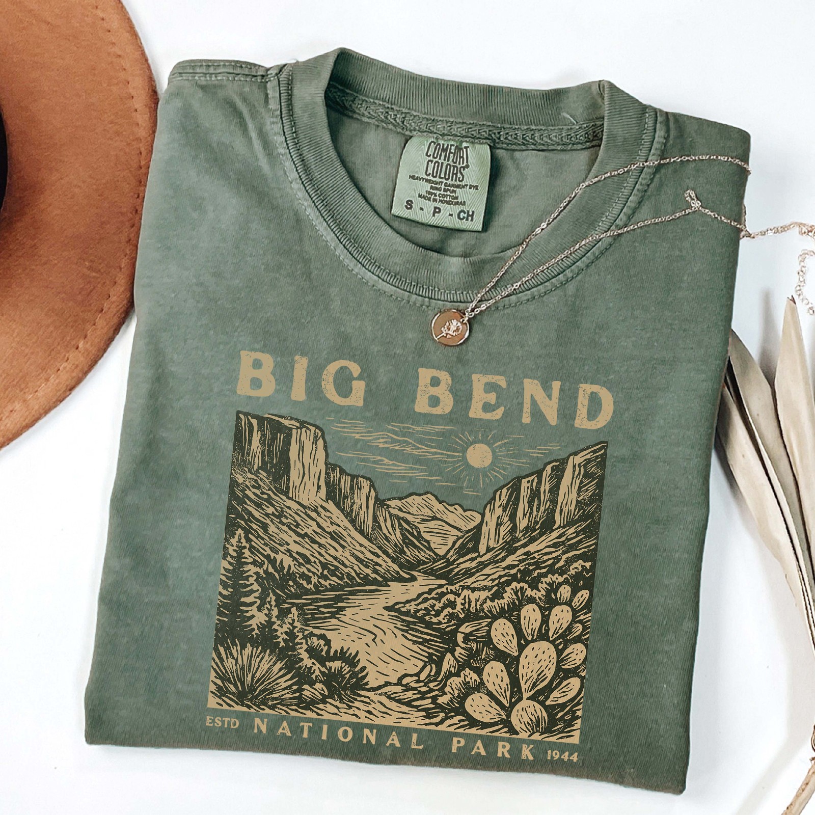 Big Bend National Park Comfort Tee Mens Texas Outdoor Hiking gallery
